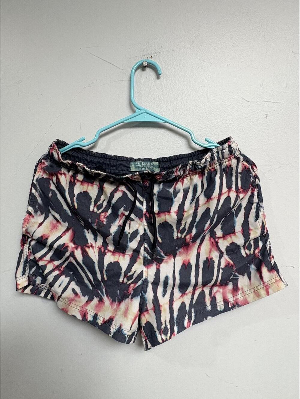 Primark Tie-Dye Lounge Shorts Women's XS Drawstring Elastic Waist